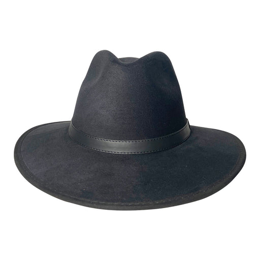 Indiana Eastwood Cowboy Style Hat Handmade from 100% Oaxacan Suede - Burnt Black - Stockyard X 'The Leather Store'