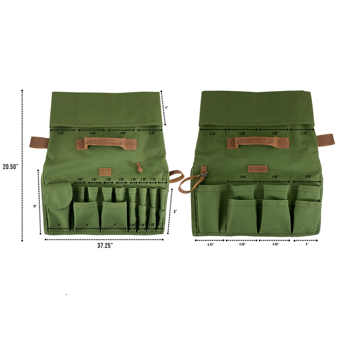 Tool Organizer for Bucket (Not Included) - Stockyard X 'The Leather Store'