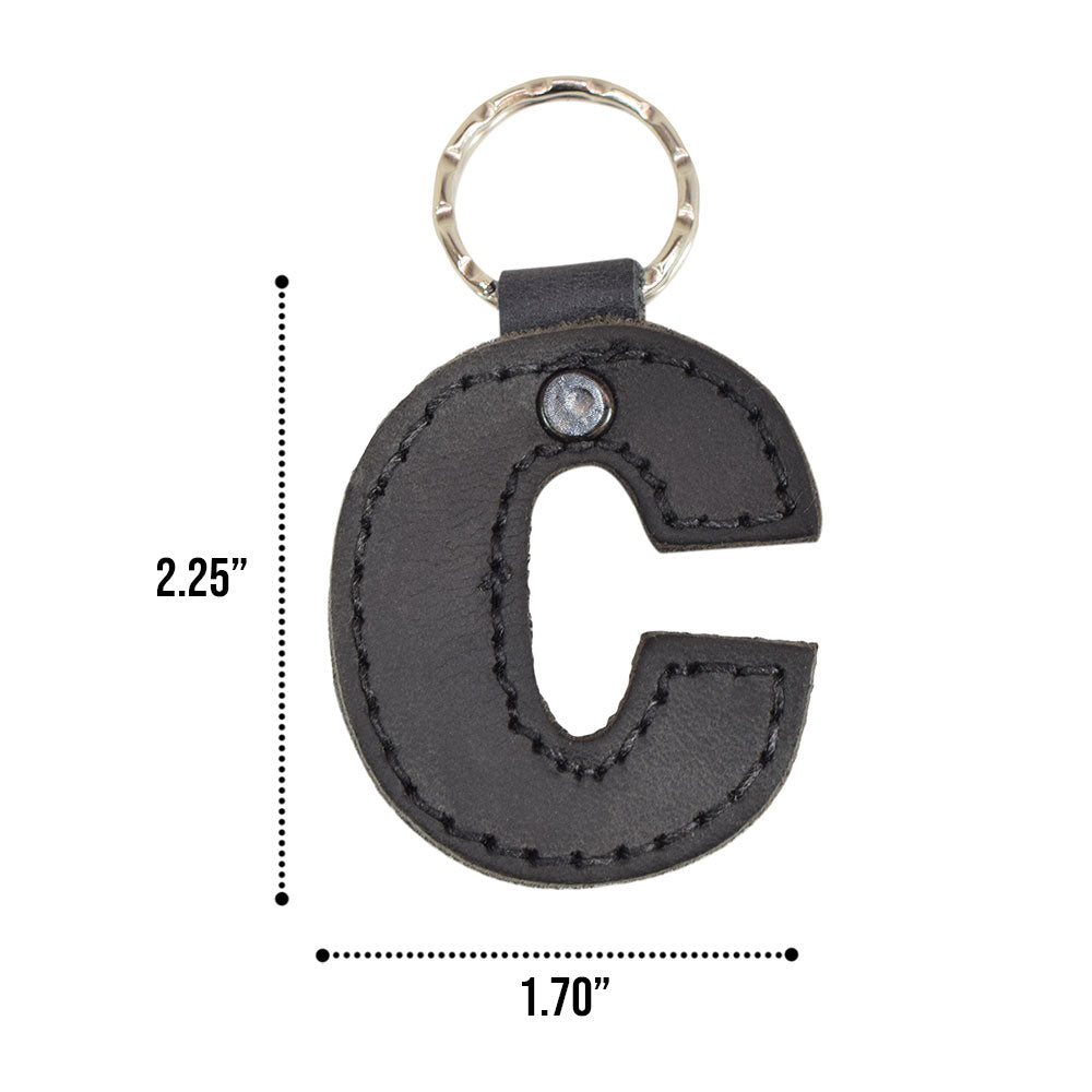 Alphabet Letter Keychains - Stockyard X 'The Leather Store'