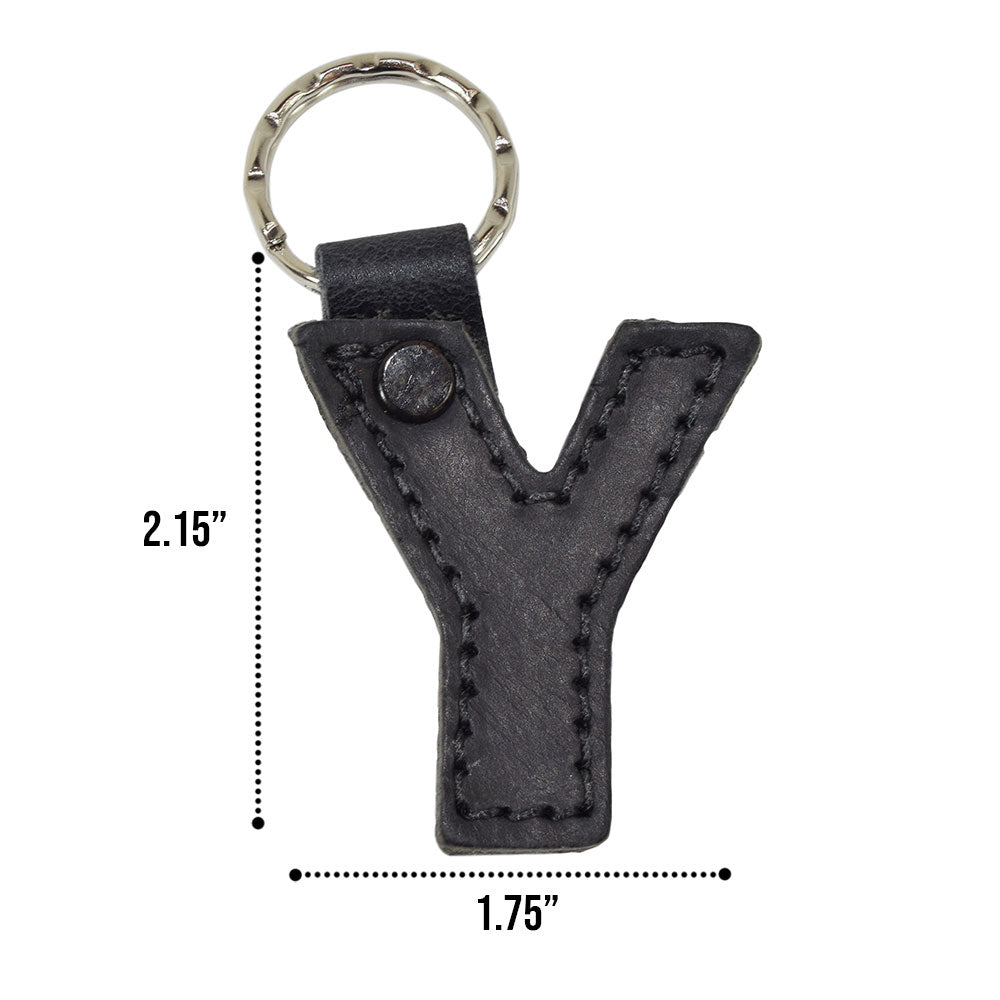 Alphabet Letter Keychains - Stockyard X 'The Leather Store'