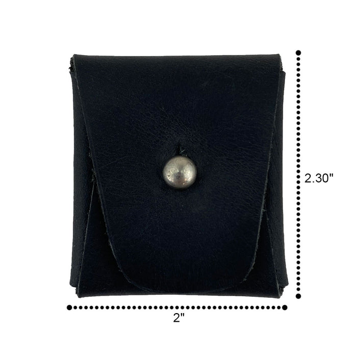 Minimalist Square Coin Pouch - Stockyard X 'The Leather Store'