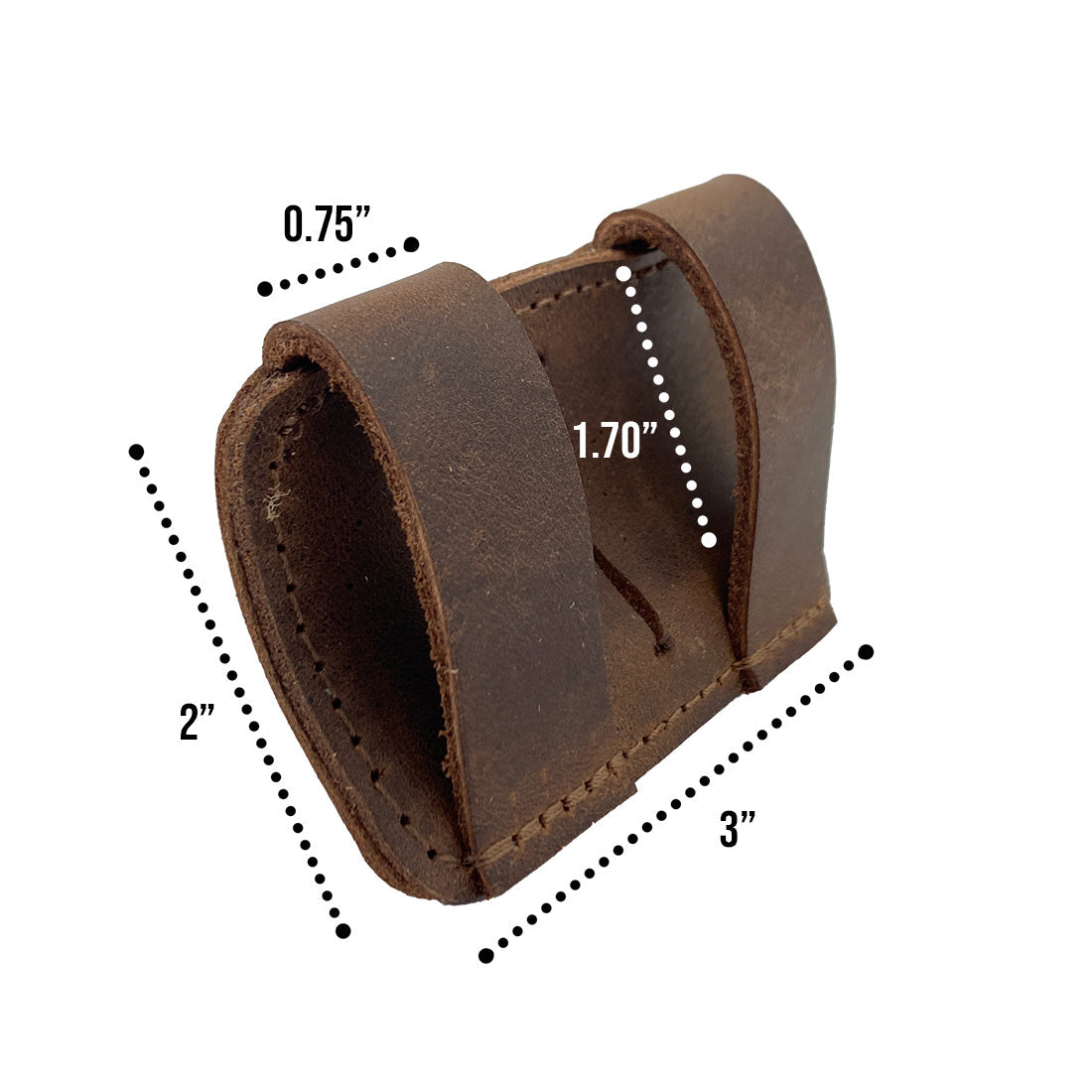 AirTag Case for Strap or Belt - Stockyard X 'The Leather Store'