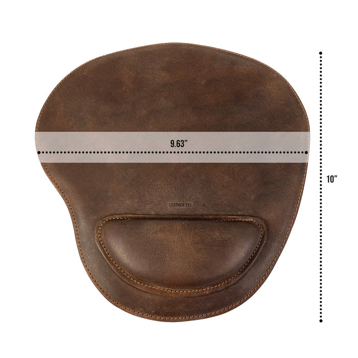 Rustic Oval Shape Mousepad - Stockyard X 'The Leather Store'