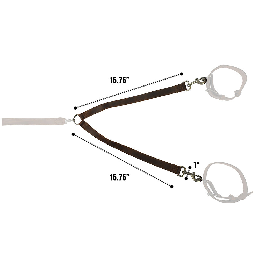 Dog Leash Coupler - Stockyard X 'The Leather Store'
