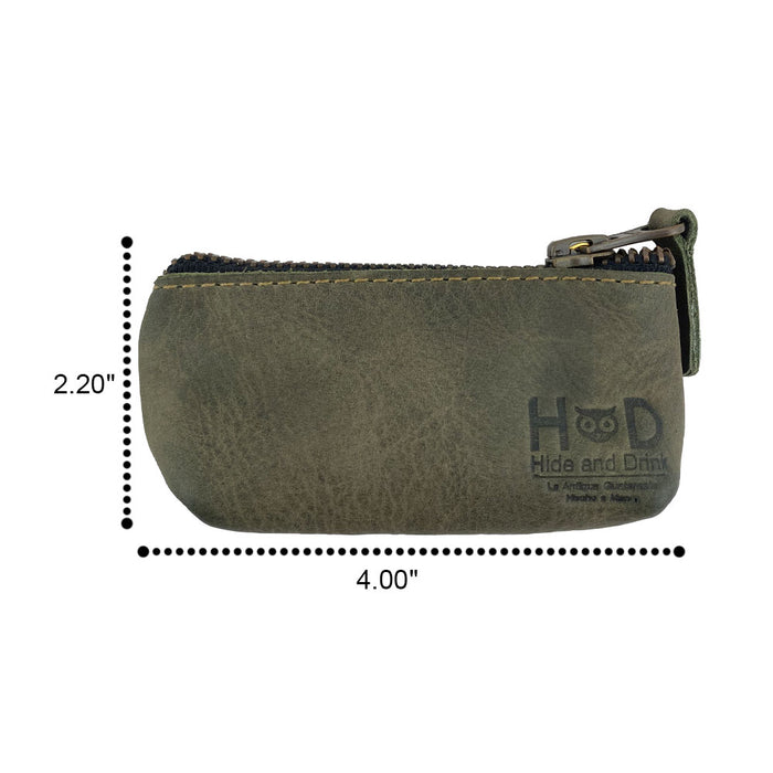Key Holder Zippered Pouch - Stockyard X 'The Leather Store'