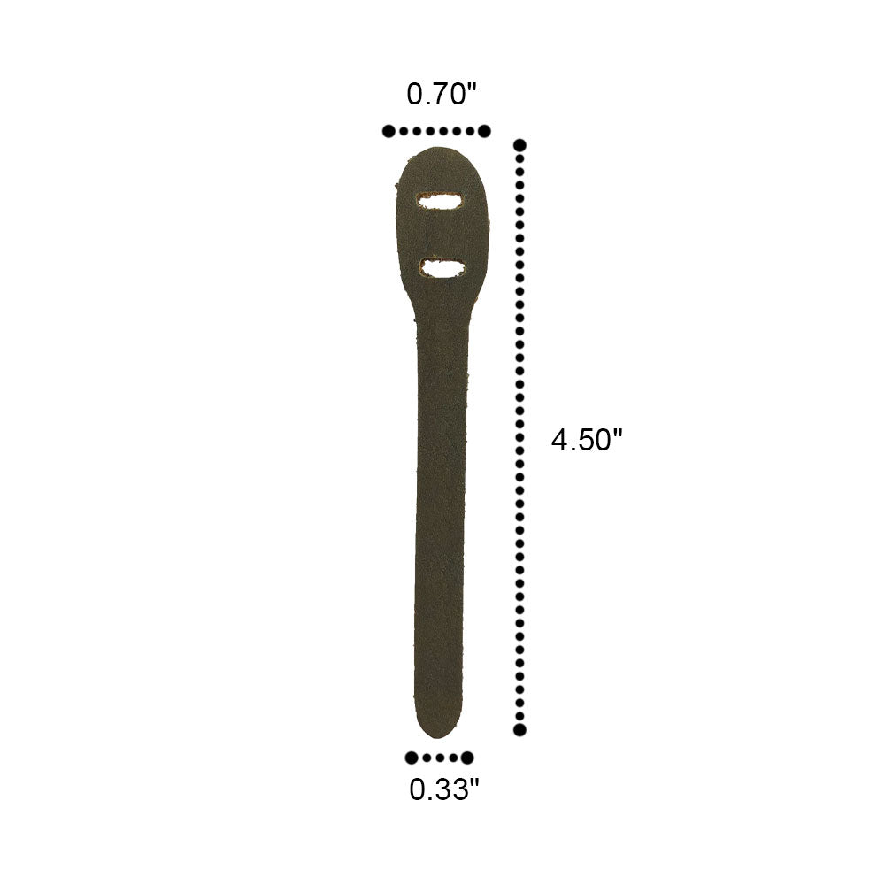 Elegant Rustic Zipper Pull Replacement from Hide & Drink, featuring quality full grain leather. This piece is included in the 6 pack, suitable for enhancing backpacks, jackets, wallets, luggage, and bags. Each pull is artisan crafted, reflecting unique workmanship from La Antigua Guatemala & Oaxaca Mexico.