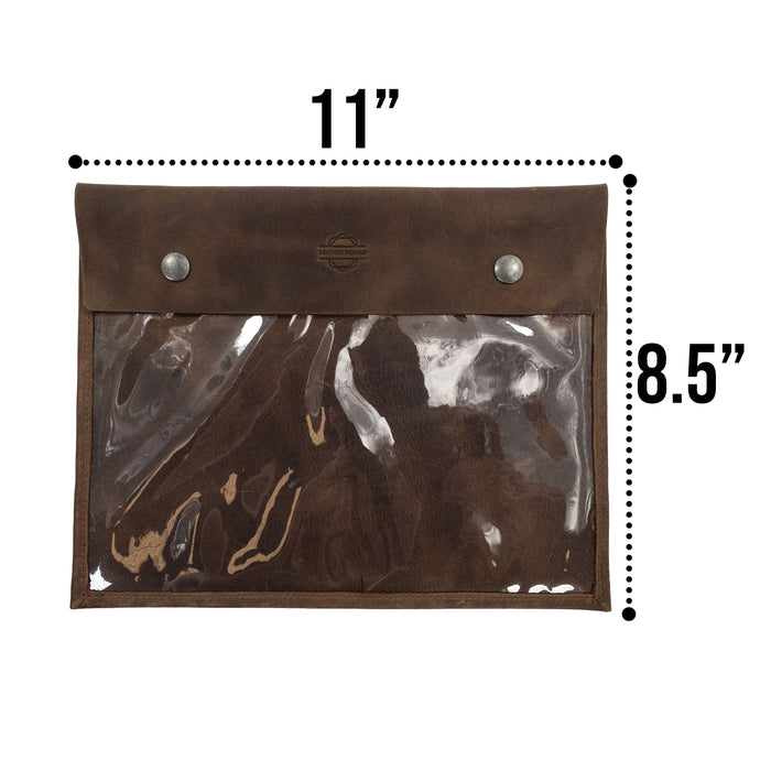 Transparent Travel Envelope - Stockyard X 'The Leather Store'