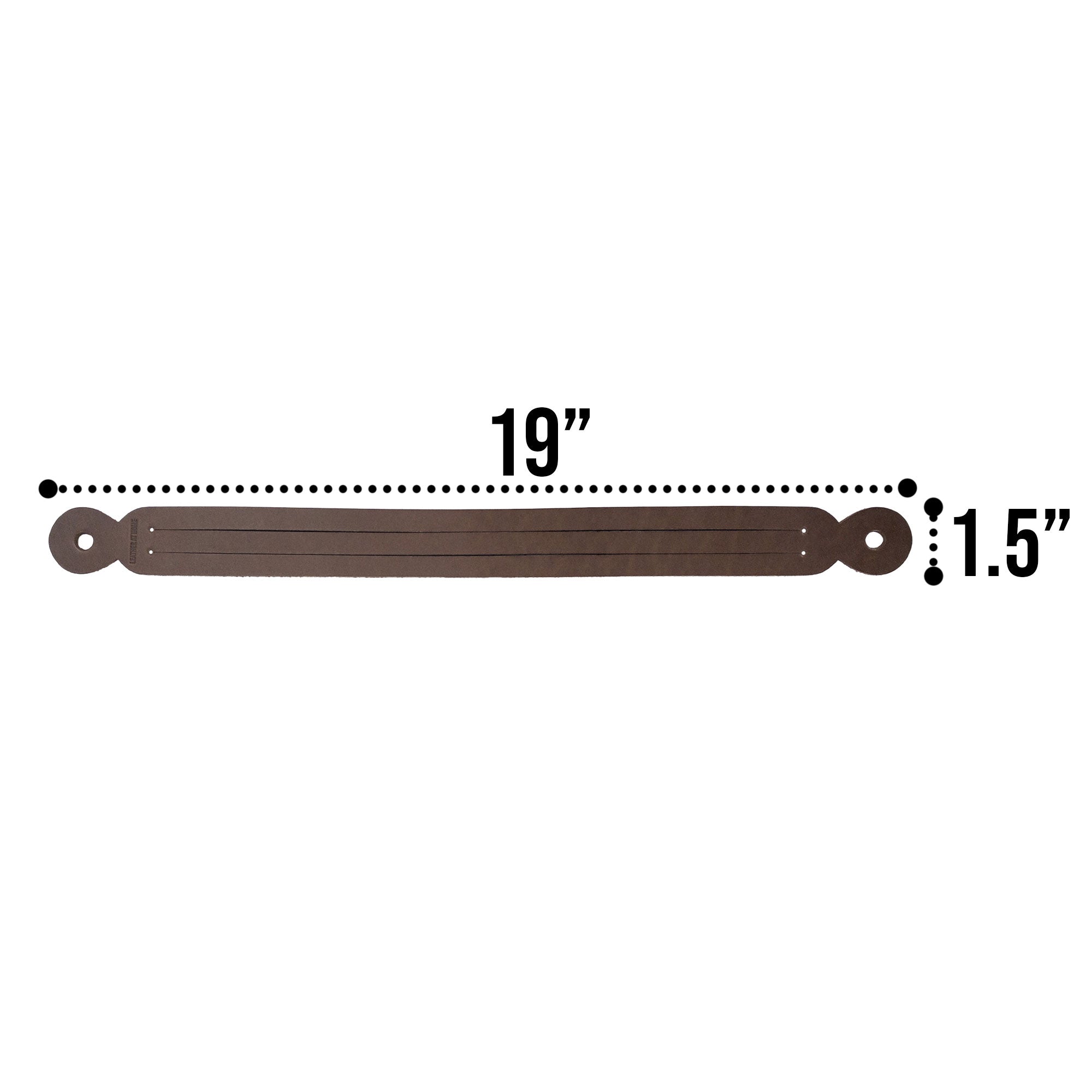 Measuring 19 inches, this Curtain Tie Back (2 Pack) is made from thick full grain leather. Leather At Home creates these handmade pieces emphasizing small batch production and artisan focus from La Antigua Guatemala & Oaxaca Mexico.