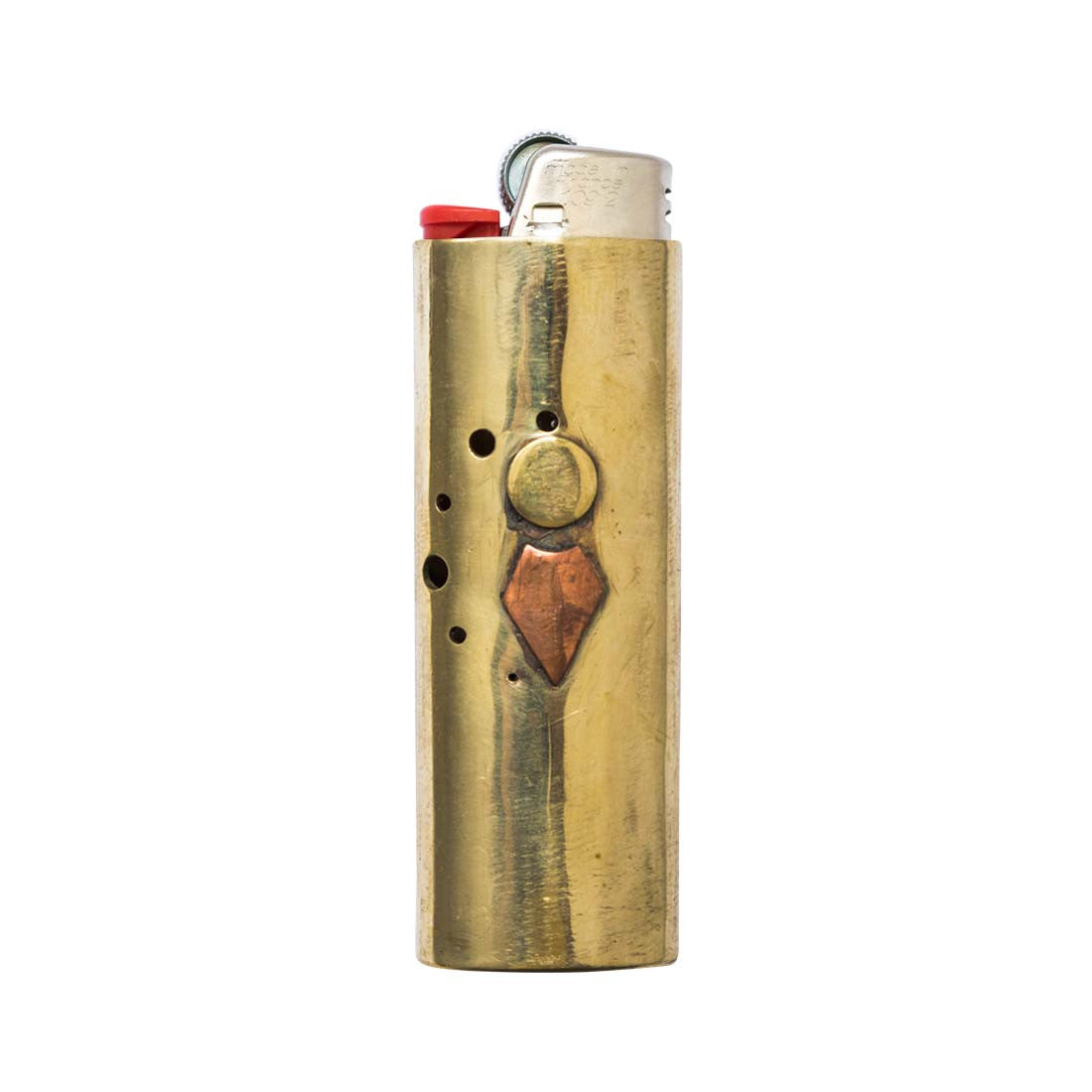 Hand Hammered Bronze Lighter Case - Stockyard X 'The Leather Store'