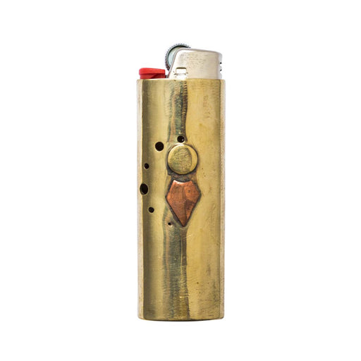 Hand Hammered Bronze Lighter Case - Stockyard X 'The Leather Store'