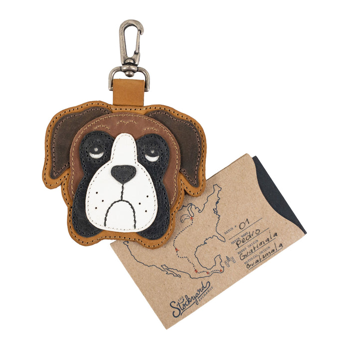Boxer Face Charm - Stockyard X 'The Leather Store'