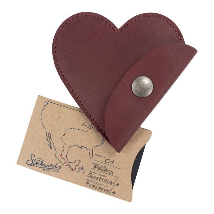 Heart Shape Coin Purse - Stockyard X 'The Leather Store'