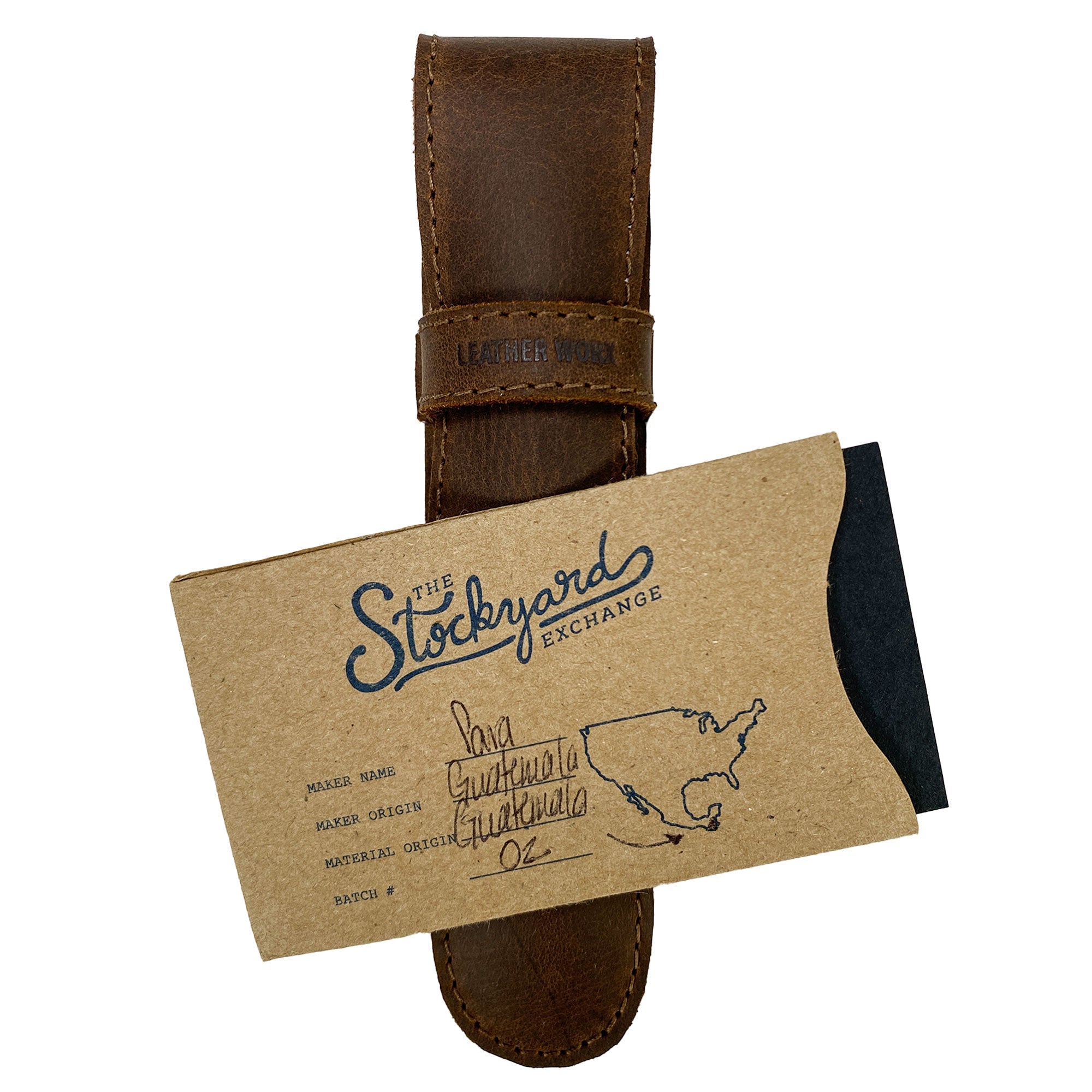 Single Pen Case - Stockyard X 'The Leather Store'