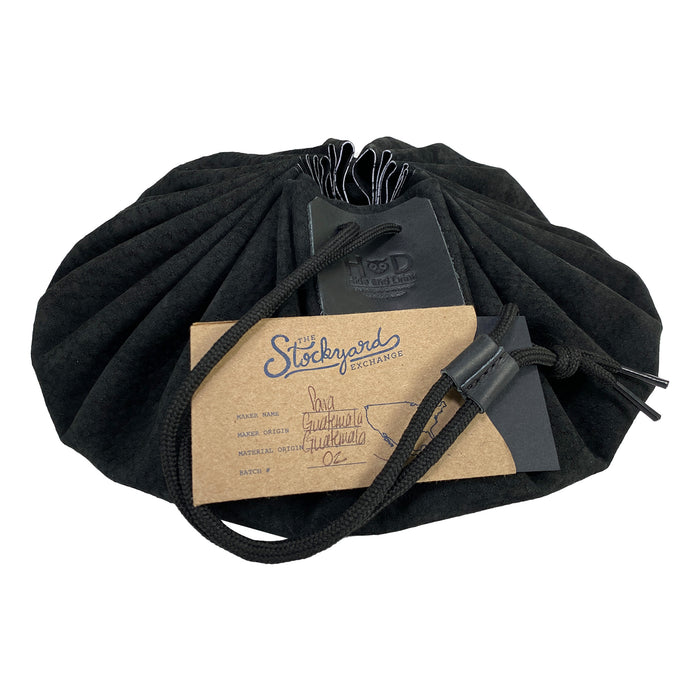 Drawstring Tinder Pouch XL - Stockyard X 'The Leather Store'