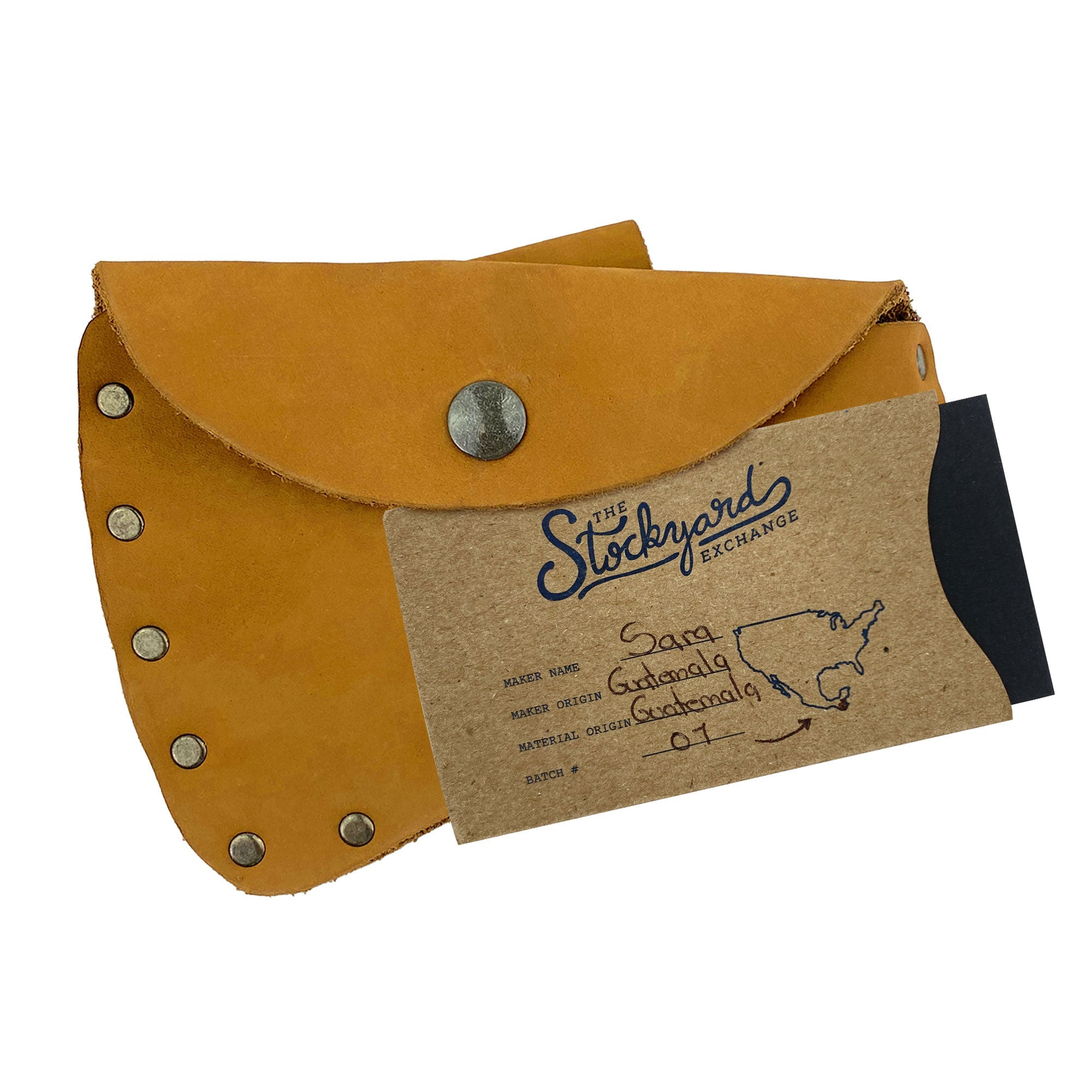 Weatherproof Hatchet Head Sheath Holster - Stockyard X 'The Leather Store'