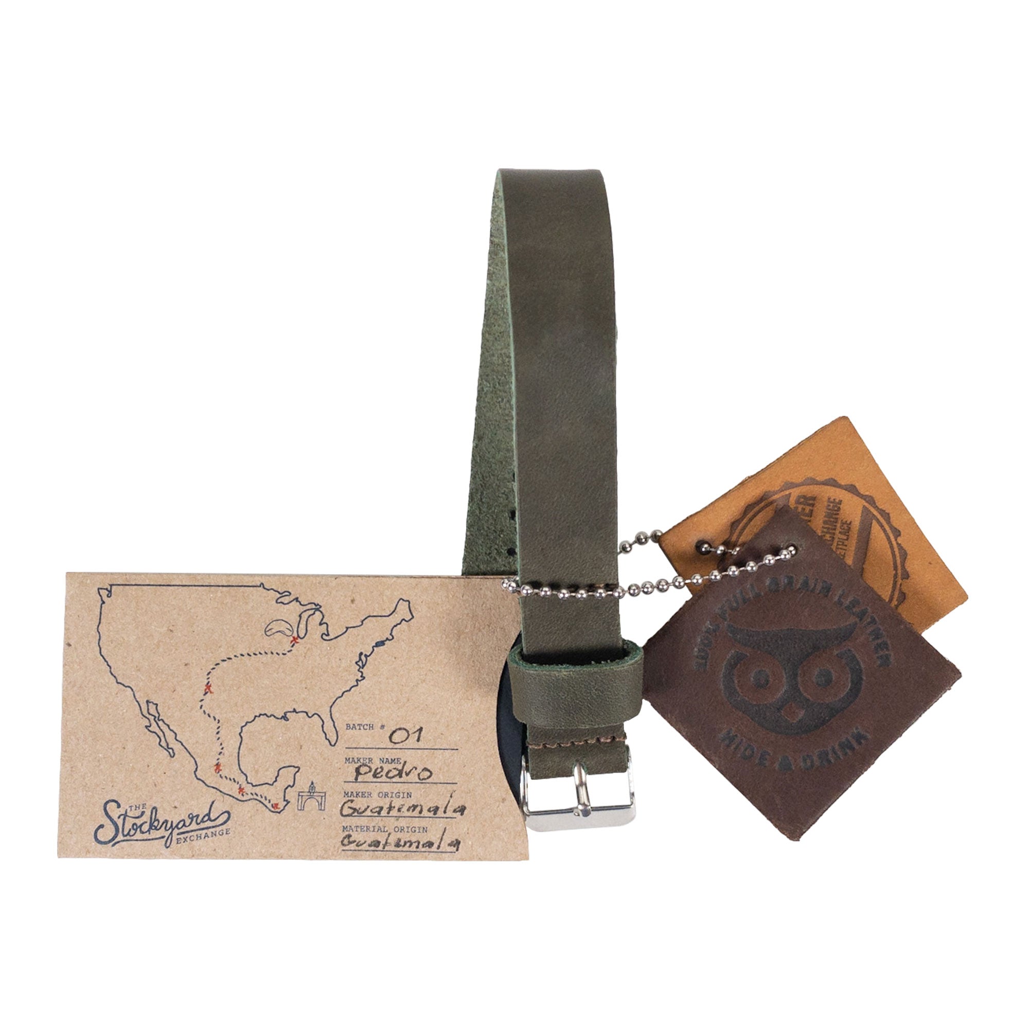 Wristwatch Strap Replacement (20 mm) - Stockyard X 'The Leather Store'