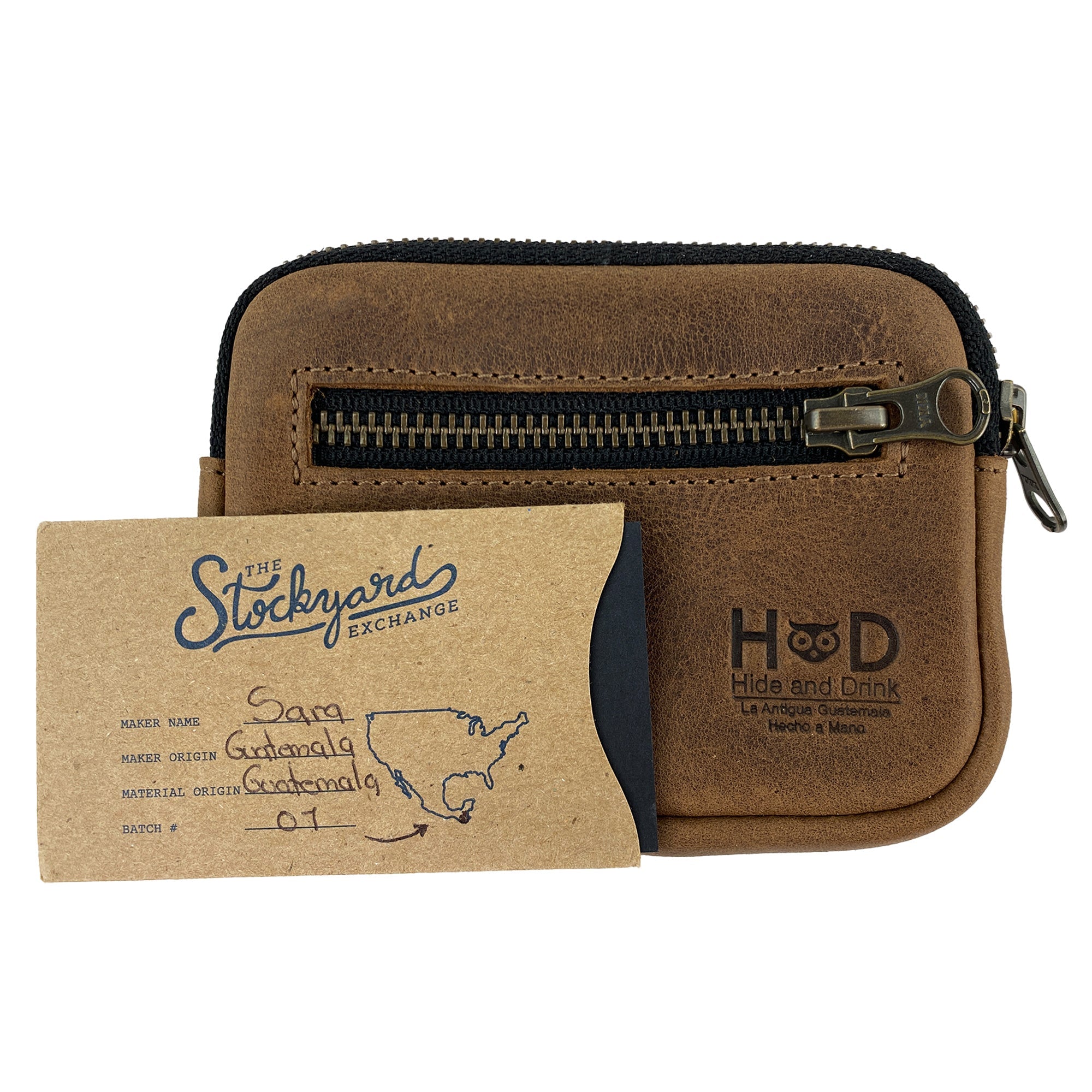 Zippered Wallet - Stockyard X 'The Leather Store'