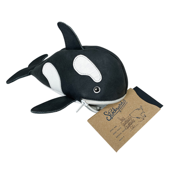 Whale Pencil Pouch - Stockyard X 'The Leather Store'
