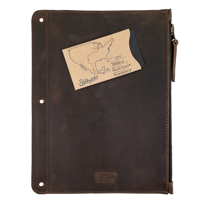 Extra Pouch for Binder - Stockyard X 'The Leather Store'
