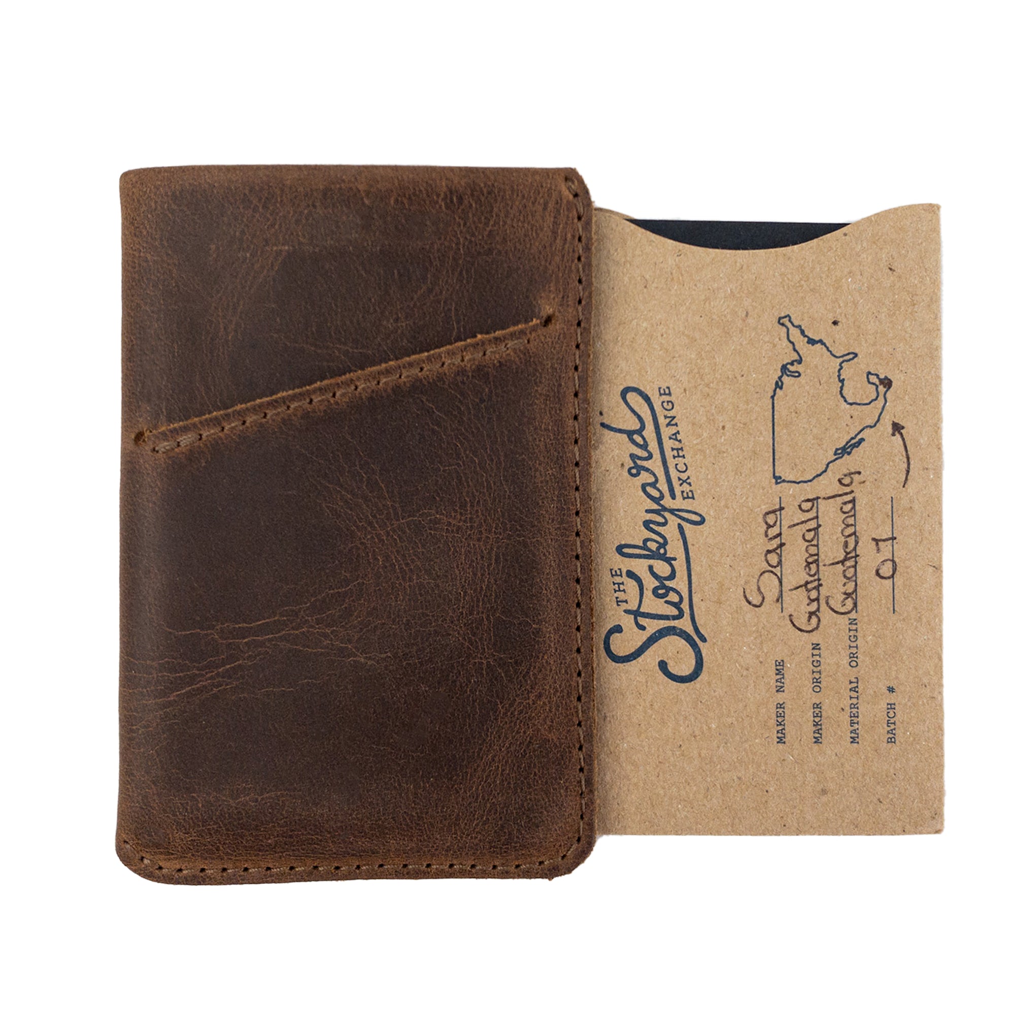 Business Card Sleeve - Stockyard X 'The Leather Store'