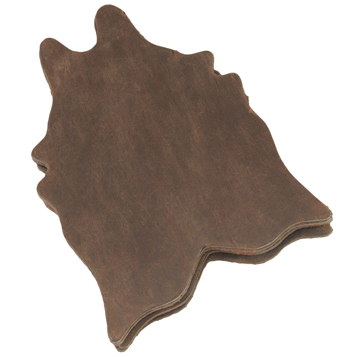 Cowhide Shaped Rug Coaster (6-Pack) - Stockyard X 'The Leather Store'
