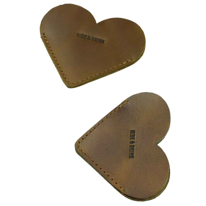 Corner Heart Bookmark (2 pack) - Stockyard X 'The Leather Store'