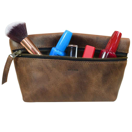 Make Up Bag - Stockyard X 'The Leather Store'