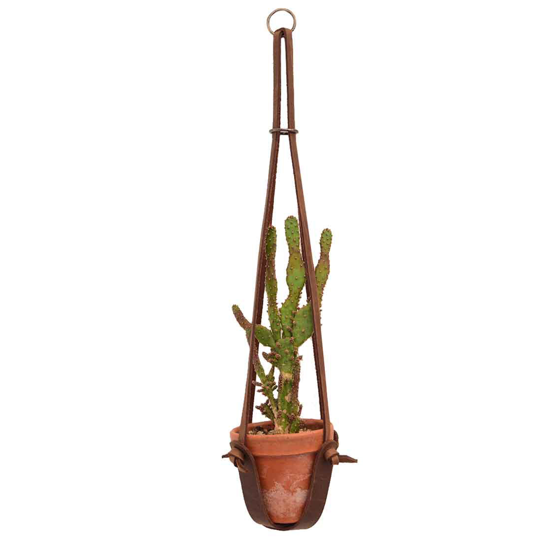 leather plant pot holder Hanging Plant Holder