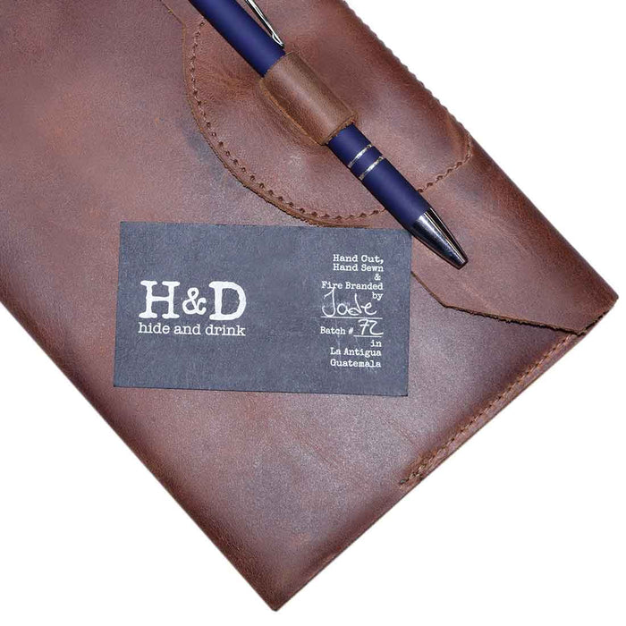 Journal Cover W/Kindle Pouch (5 x 8.25 in. Notebook Not Included) - Stockyard X 'The Leather Store'
