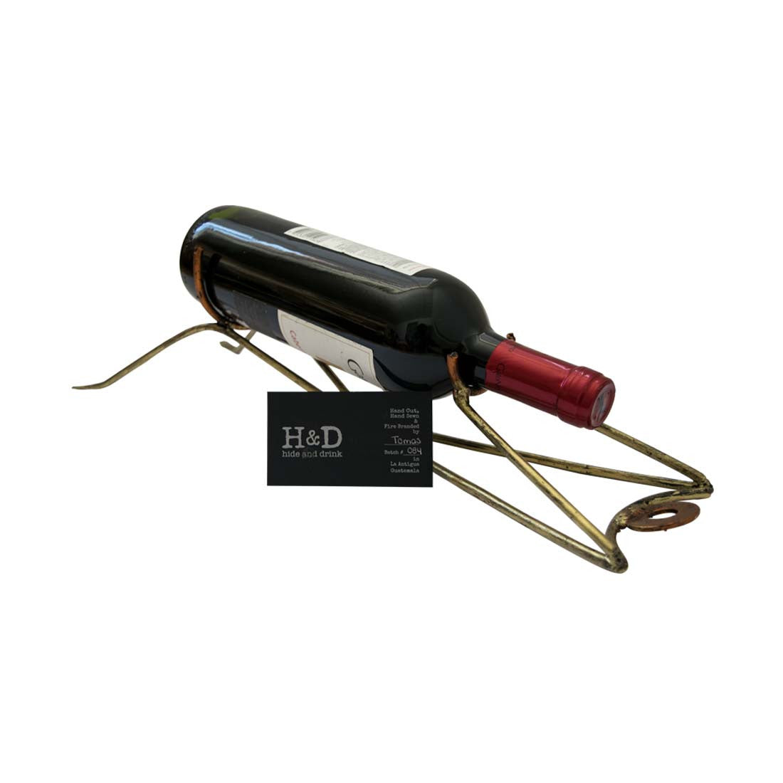 Stick Figure Wine Holder - Stockyard X 'The Leather Store'