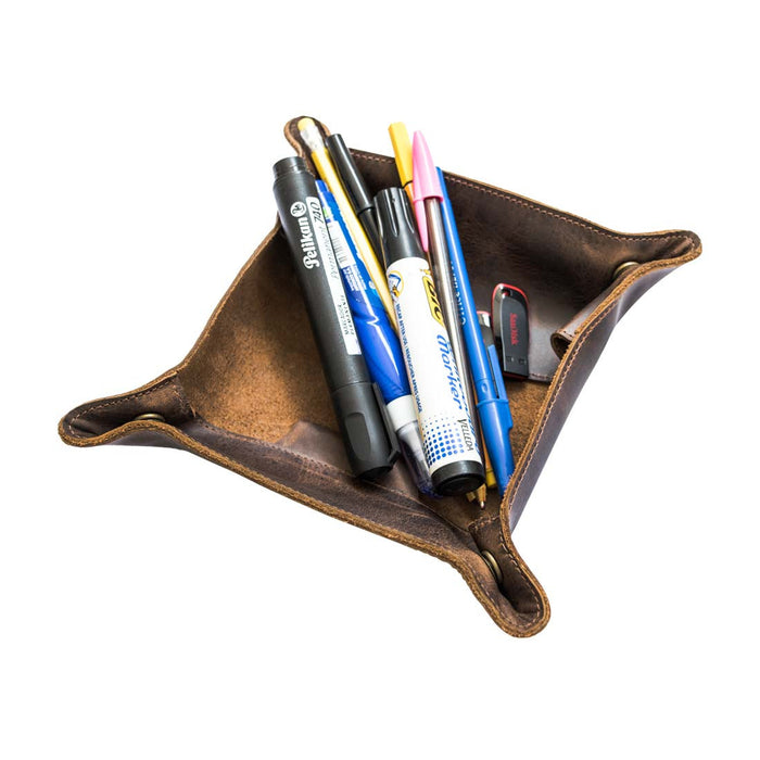 Portable Valet Tray & Pencil Case - Stockyard X 'The Leather Store'