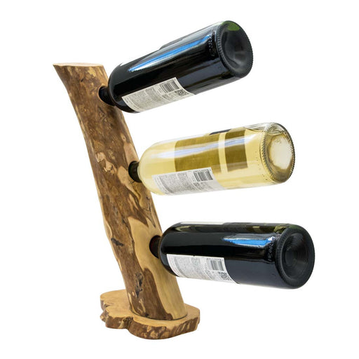 Rustic Wine Holder - Stockyard X 'The Leather Store'