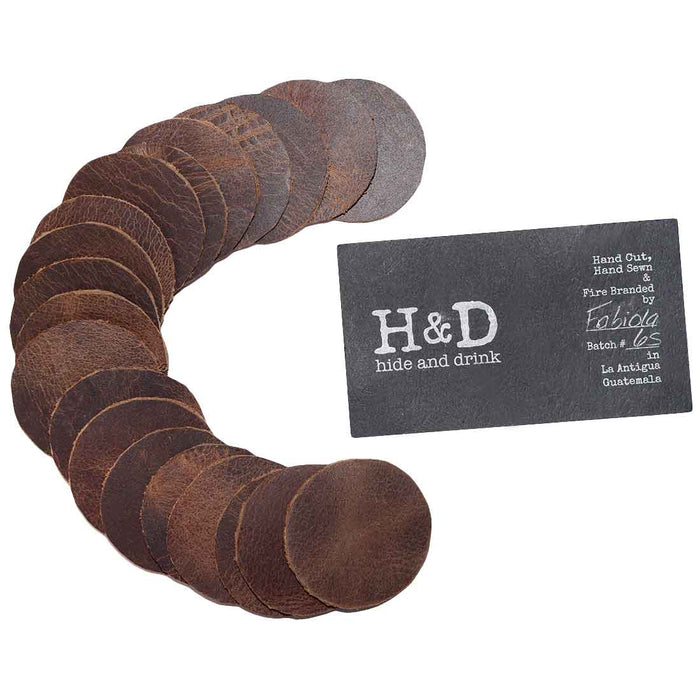 Leather Circles 1.5 in. (Set of 20)