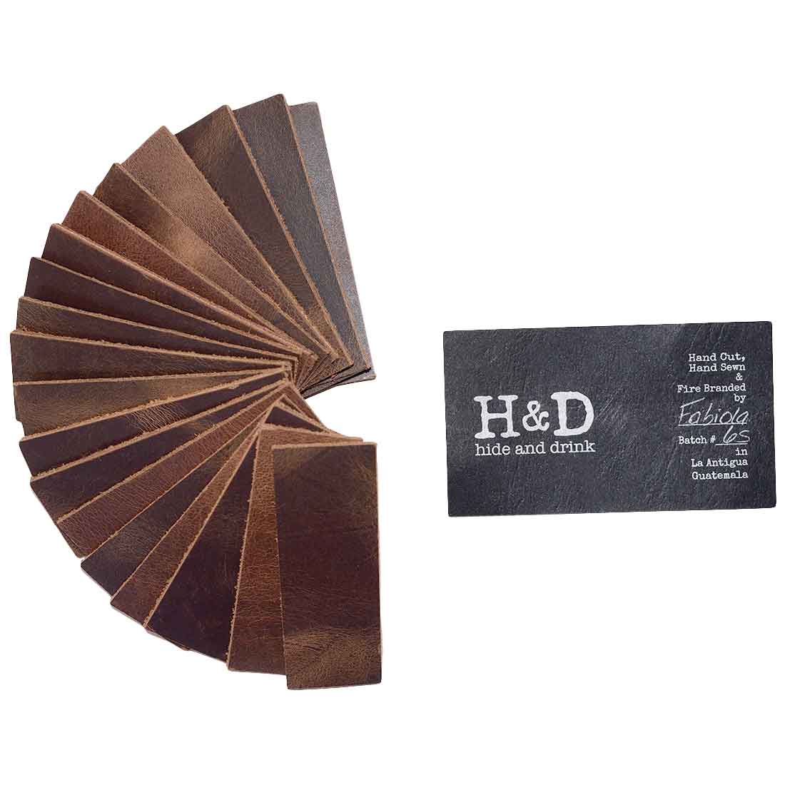 Leather Rectangular Shapes 1 x 3 in. (Set of 20) - Stockyard X 'The Leather Store'