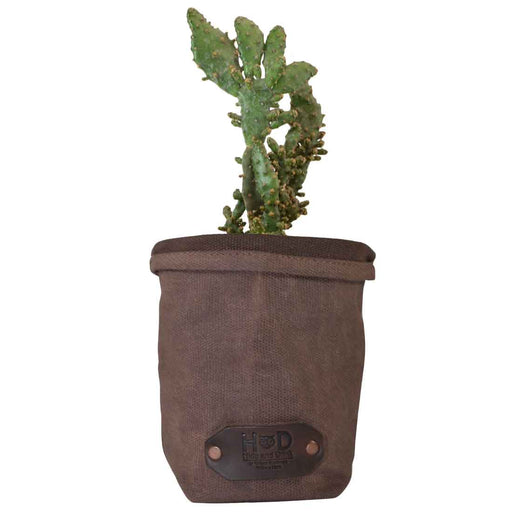 Waxed Canvas Storage Planter - Stockyard X 'The Leather Store'
