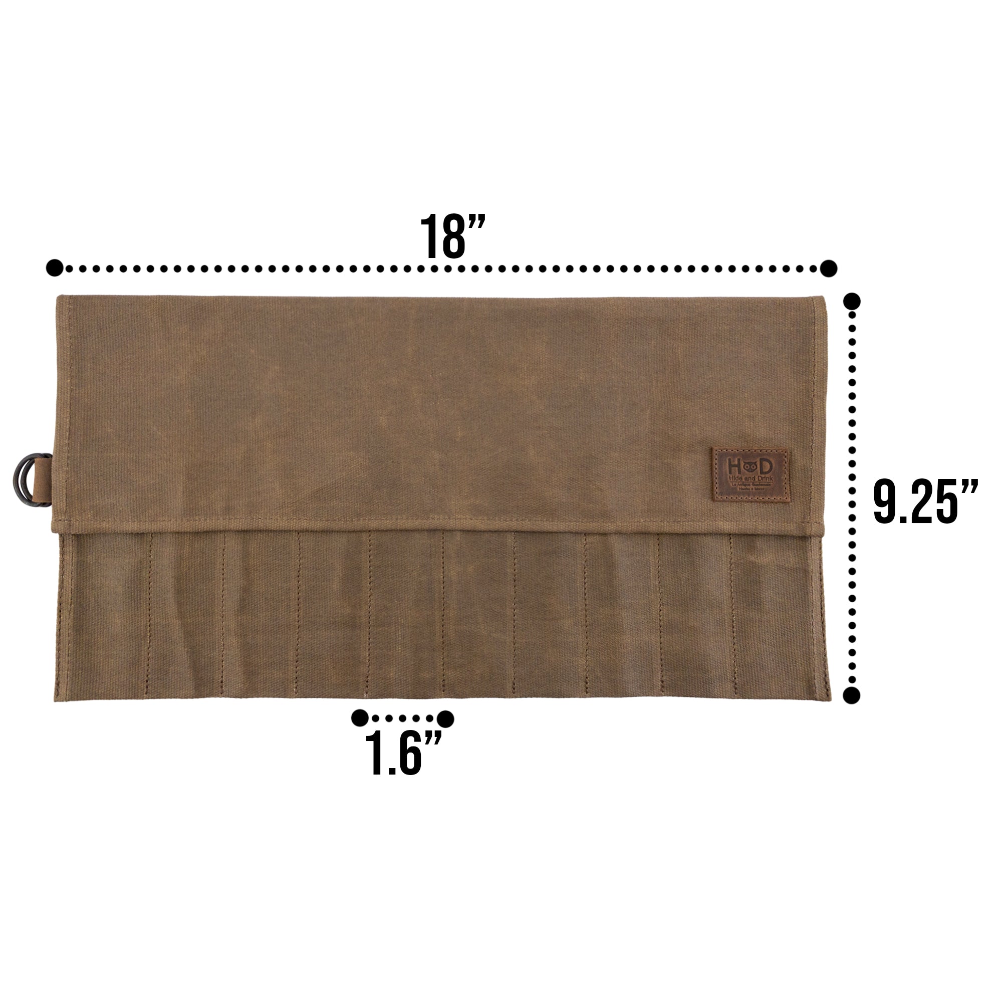 Camping Cutlery Roll - Stockyard X 'The Leather Store'