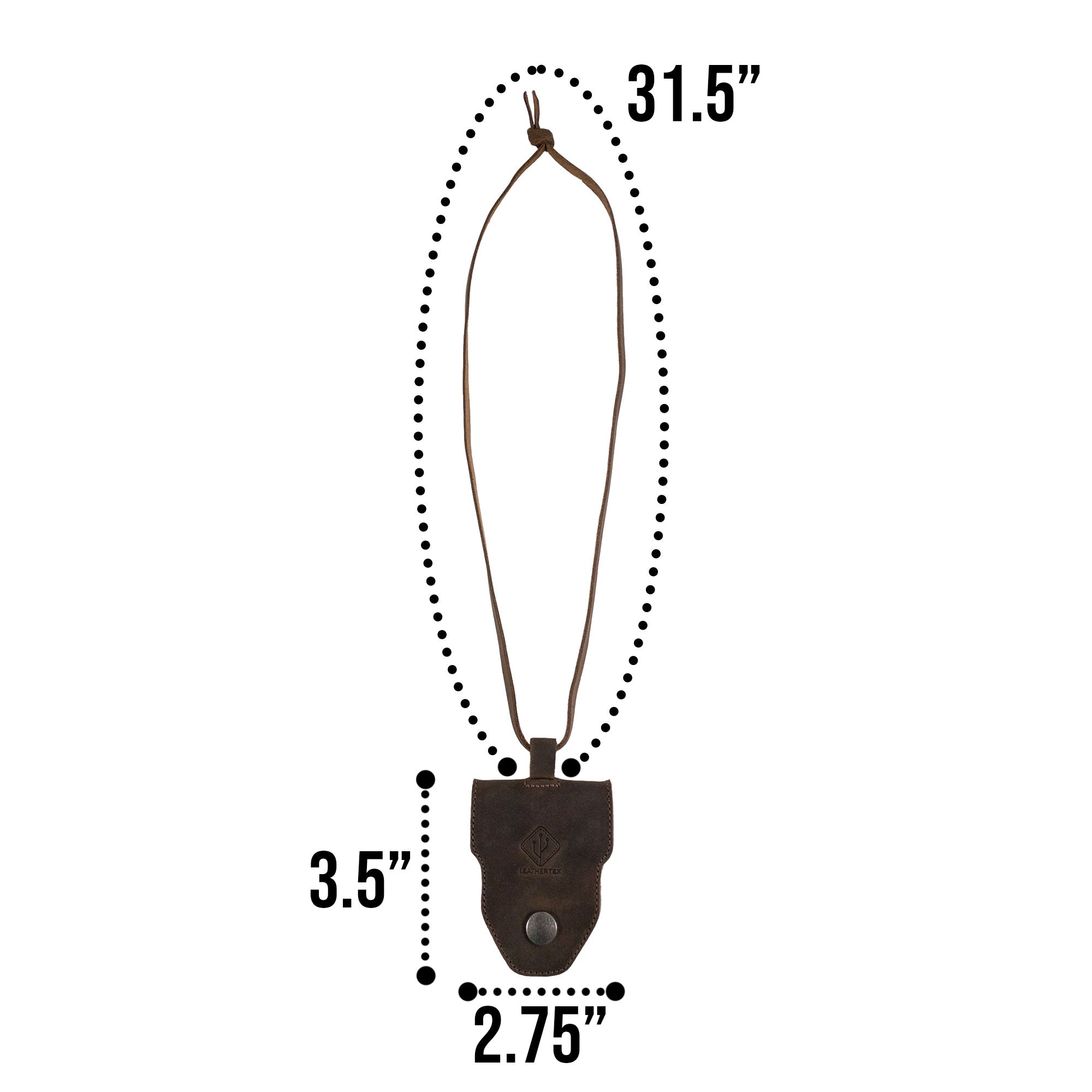 Neck Holder Case for AirPods - Stockyard X 'The Leather Store'