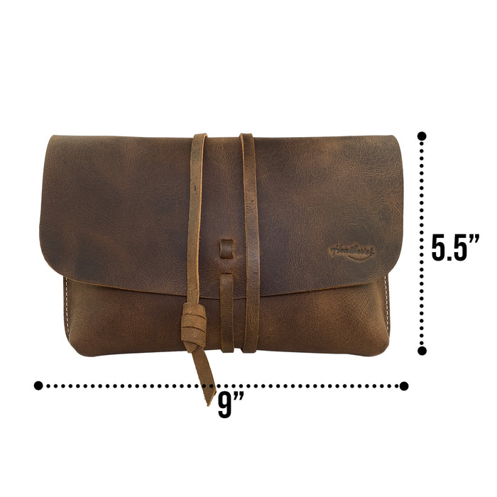 Minimalist Clutch Bag - Stockyard X 'The Leather Store'