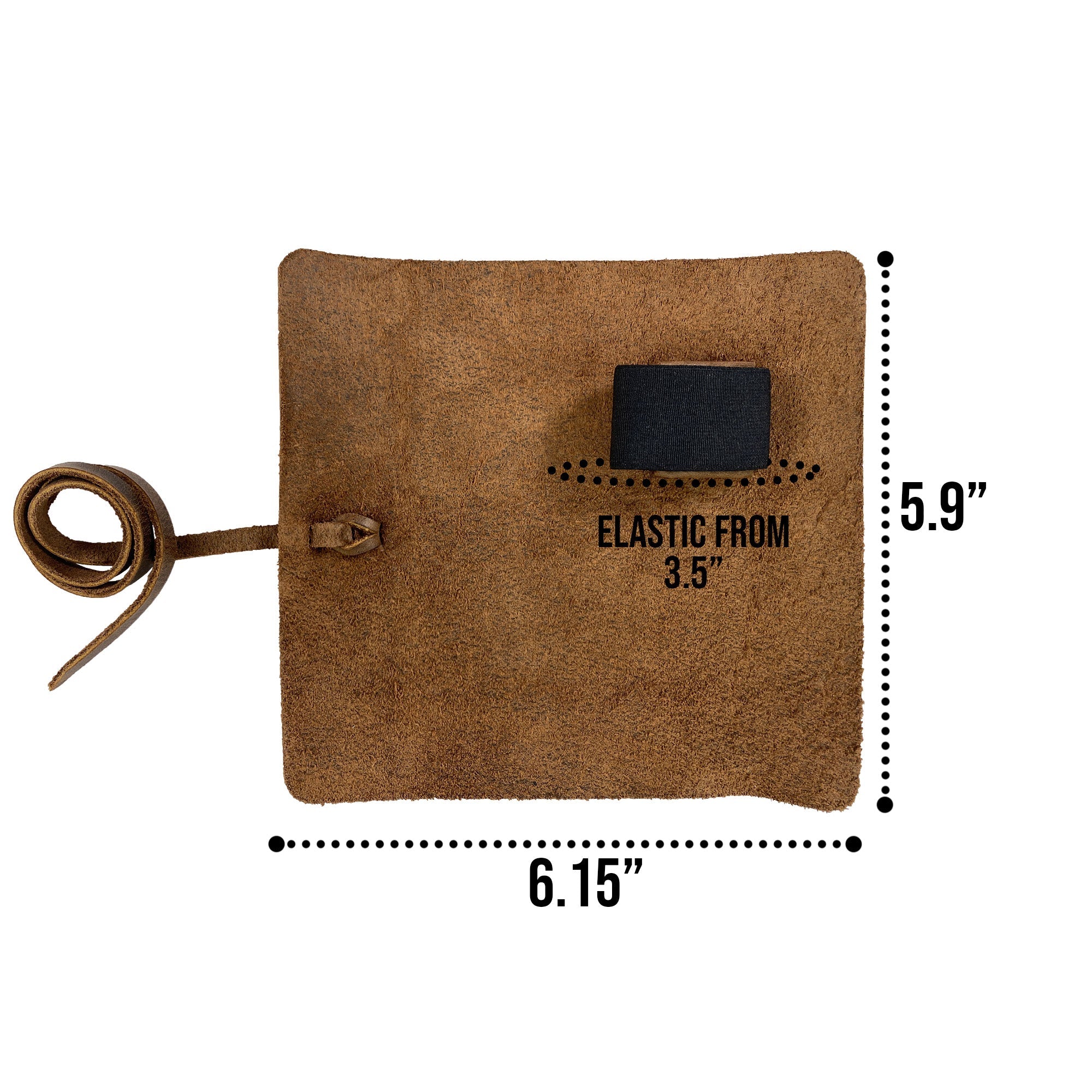 Hide & Groom Shaving Brush Roll in luxurious full grain leather, the perfect toiletry organizer for travelers. This handmade piece showcases a minimalist style, crafted in La Antigua Guatemala by skilled artisans. With a focus on small batch production, it features hand cut and hand sewn details, finished with fire branding.