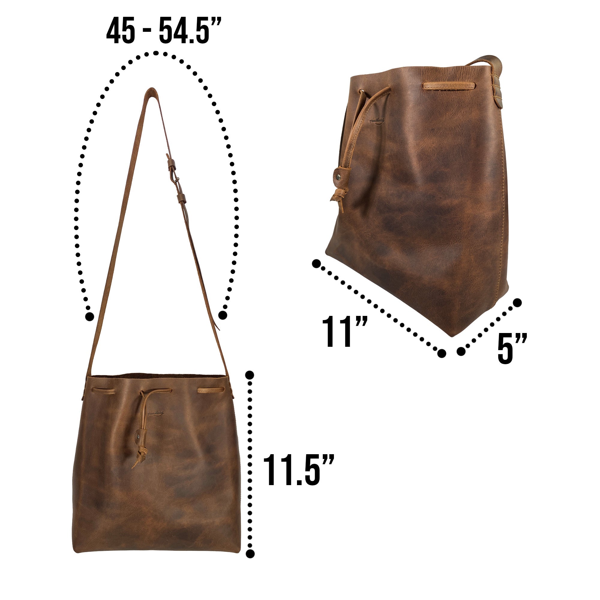 Adjustable Crossbody Bag - Stockyard X 'The Leather Store'