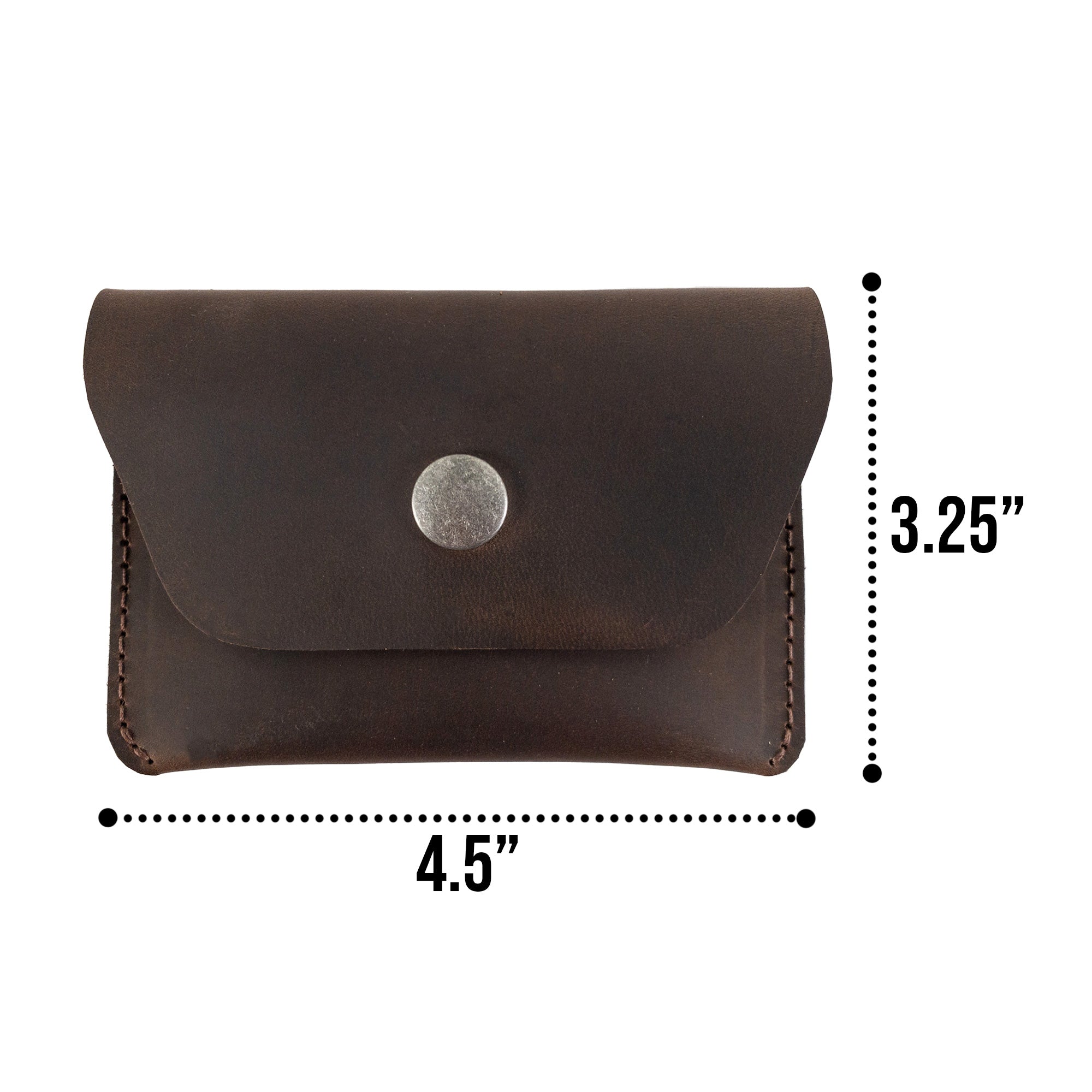 Single Snap Card Case - Stockyard X 'The Leather Store'