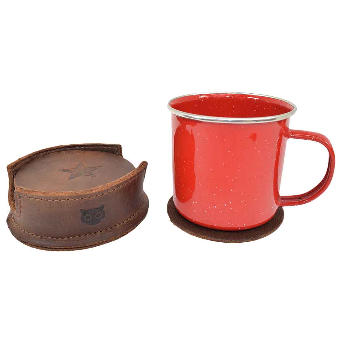 Symbol Coaster (8-Pack) - Stockyard X 'The Leather Store'