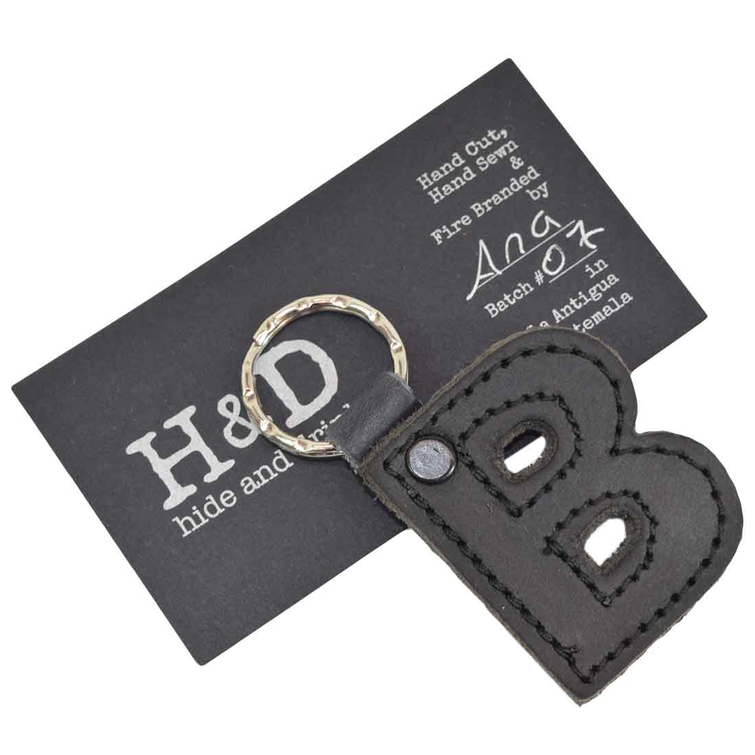 Alphabet Letter Keychains - Stockyard X 'The Leather Store'