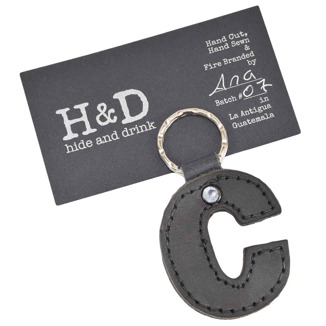 Alphabet Letter Keychains - Stockyard X 'The Leather Store'