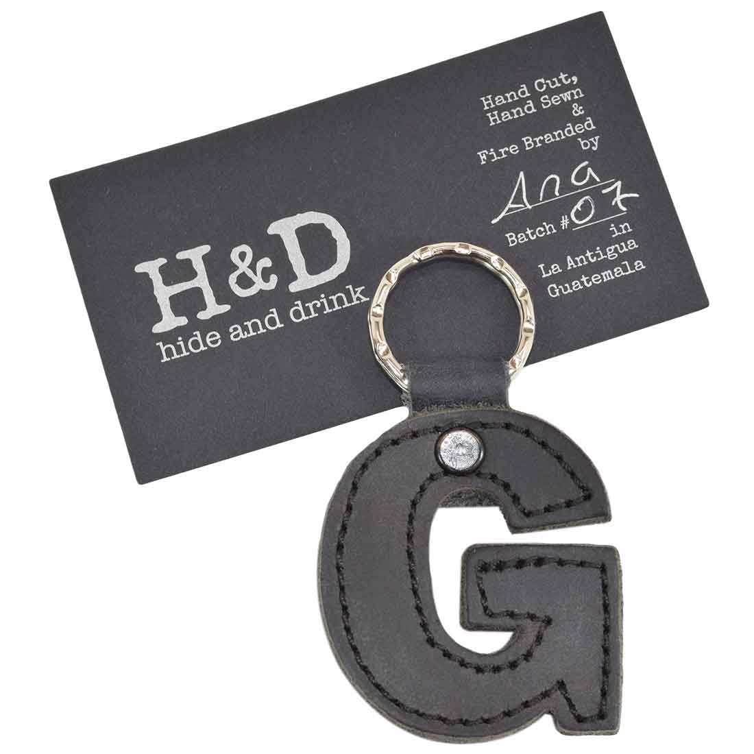 Alphabet Letter Keychains - Stockyard X 'The Leather Store'