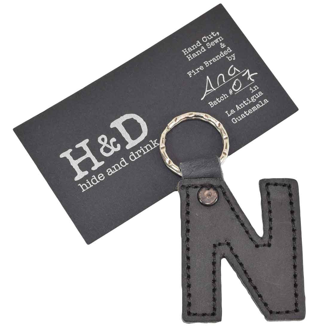 Alphabet Letter Keychains - Stockyard X 'The Leather Store'