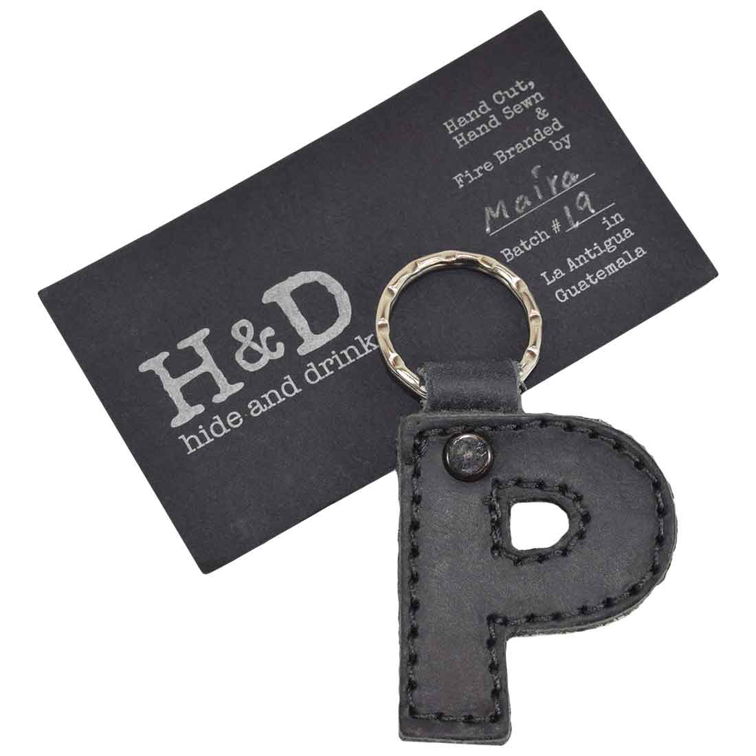Alphabet Letter Keychains - Stockyard X 'The Leather Store'