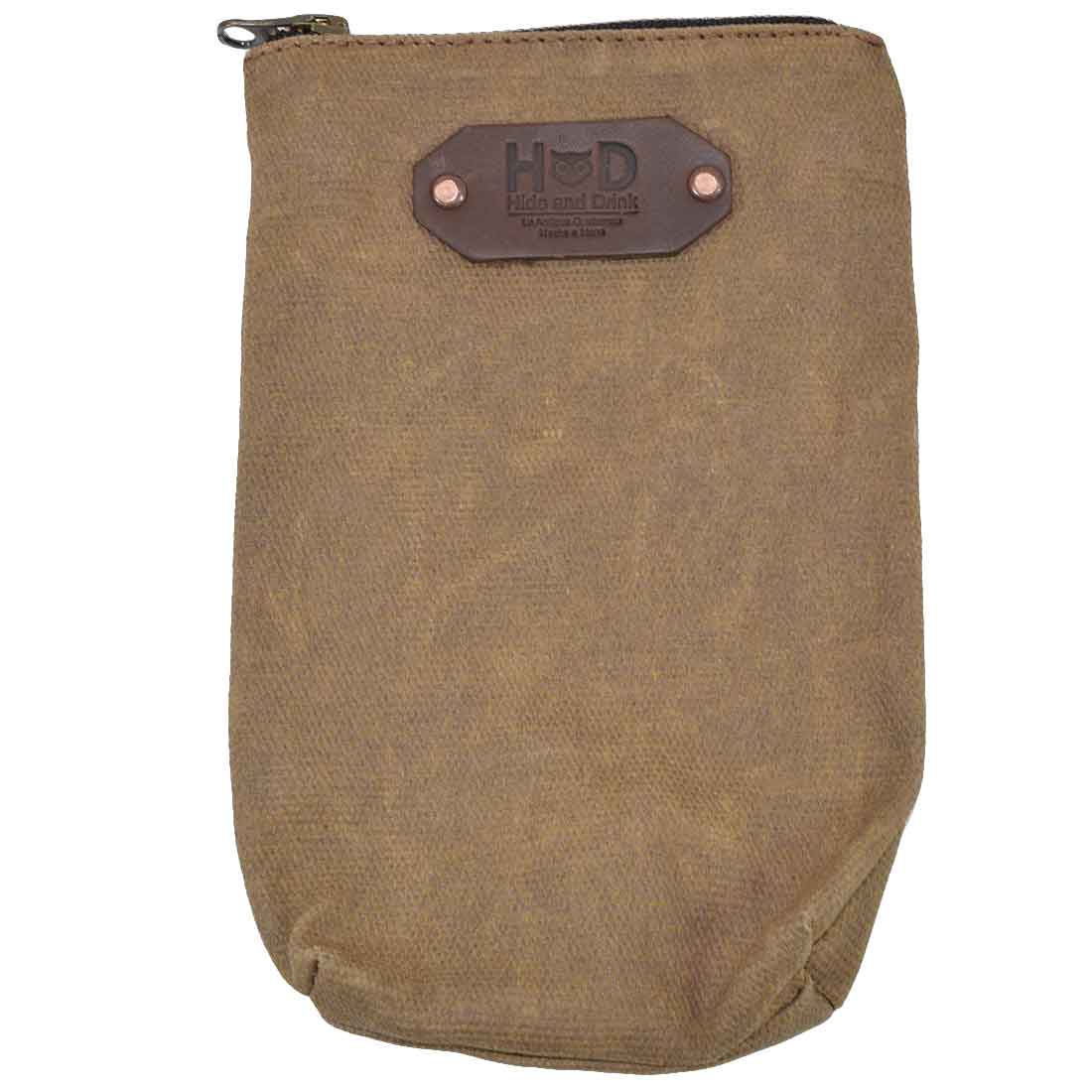 Waxed Canvas Scribbler Pouch - Stockyard X 'The Leather Store'