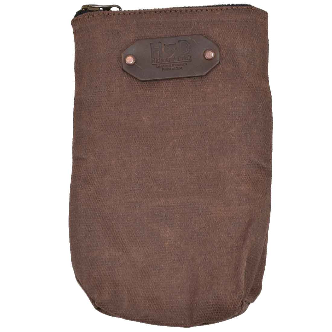 Waxed Canvas Scribbler Pouch - Stockyard X 'The Leather Store'