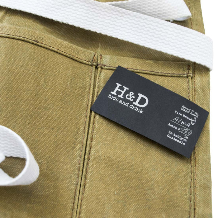 Waxed Canvas Waist Apron - Stockyard X 'The Leather Store'